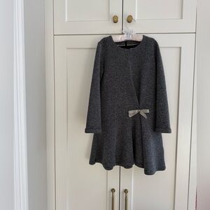 Jean Bourget Black and White Formal Kids Dress